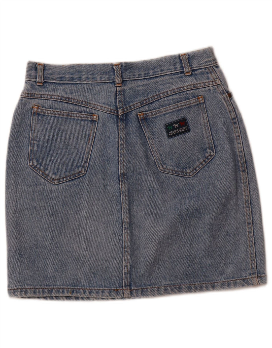 Jean's West ženska traper suknja W28 srednje plava