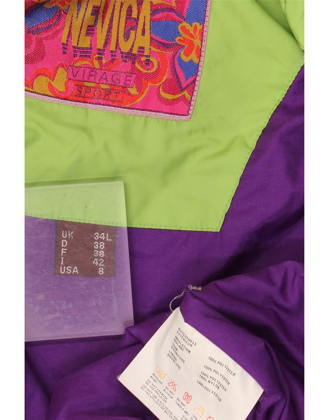 NEVICA Ženska velika vjetrovka jakna US 8 srednje tirkizna