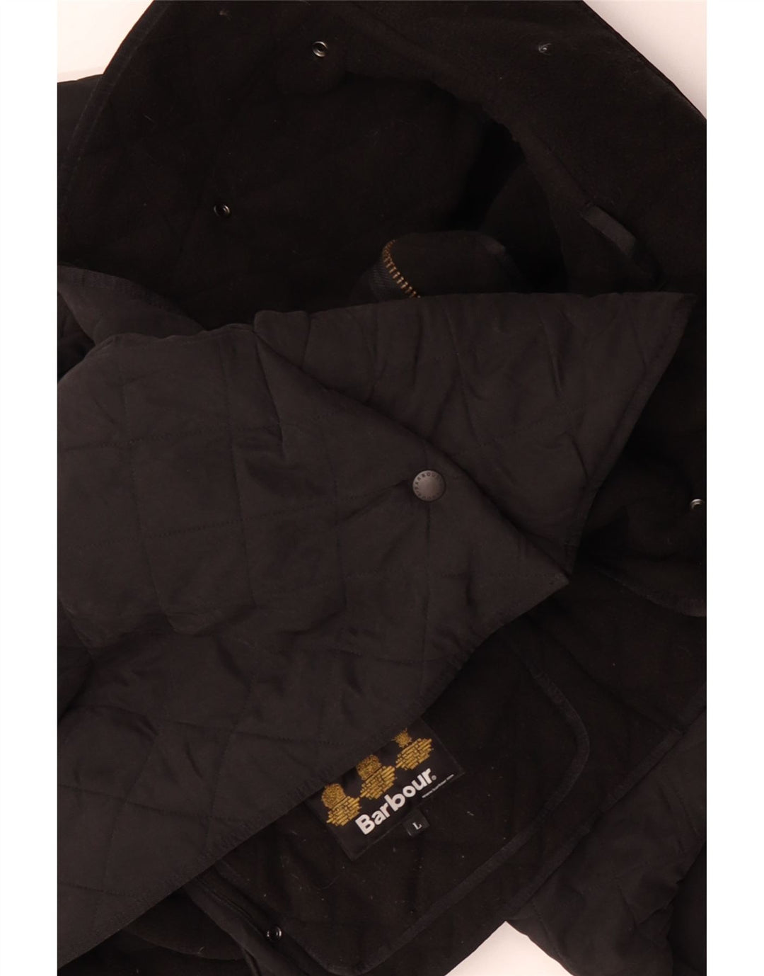 BARBOUR Muška prošivena jakna UK 40 velika crna