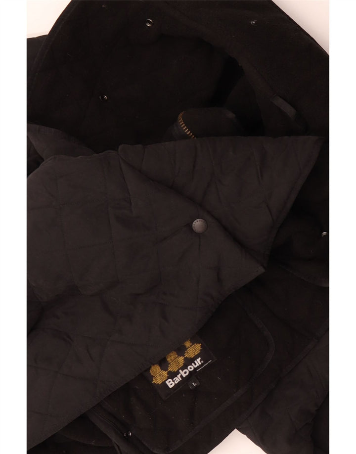 BARBOUR Muška prošivena jakna UK 40 velika crna