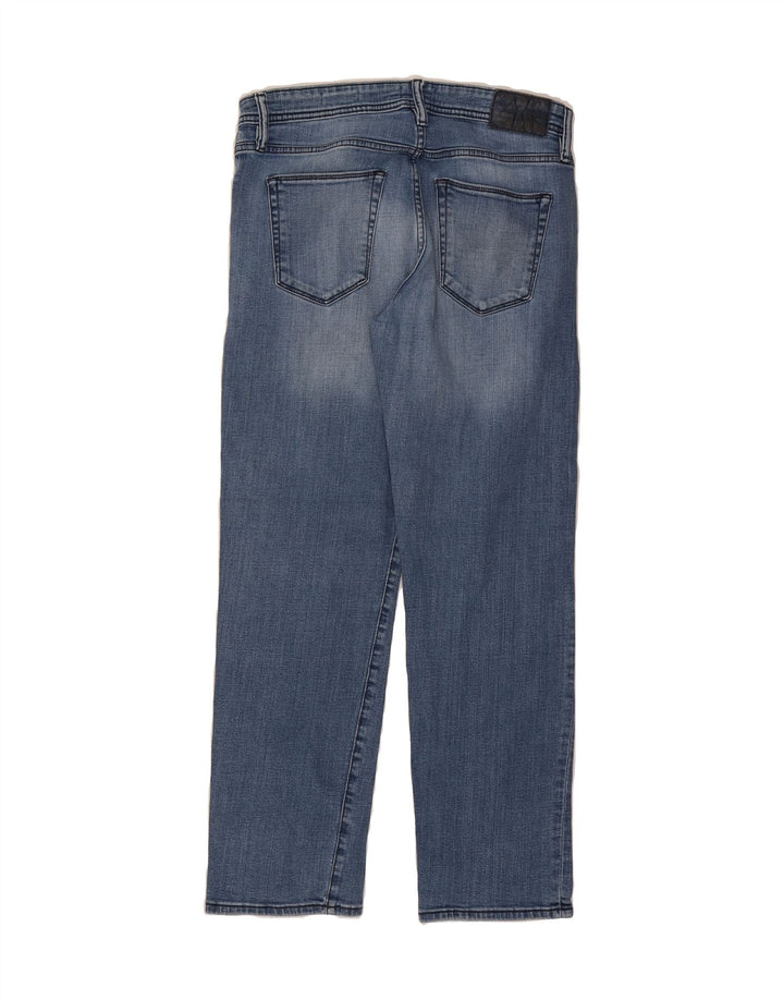 CHAPS Mens Slim Straight Jeans W32 L30 Blue Cotton Vintage Chaps and Second-Hand Chaps from Messina Hembry 