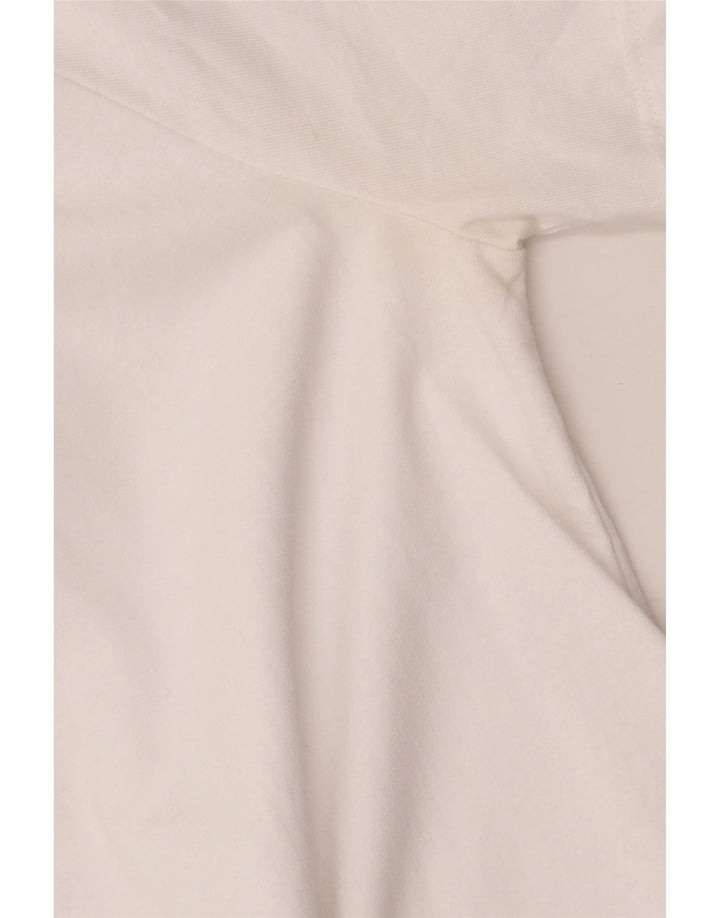 Zara ženski gornji dio bluze UK 14 Large White Cotton