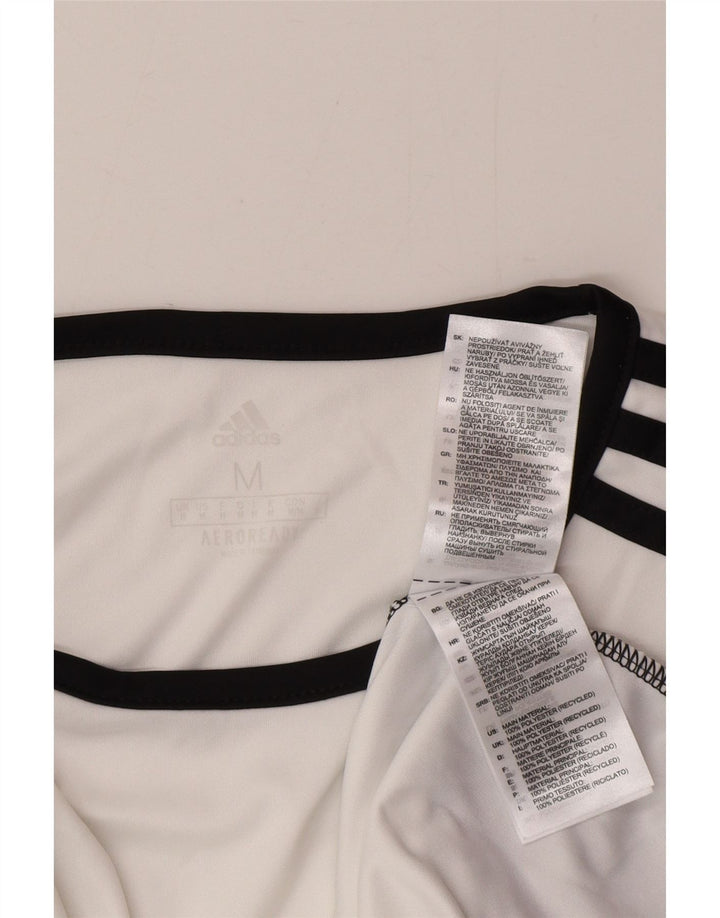 Adidas muška Aeroready majica kratkih rukava srednje bijele boje od poliestera