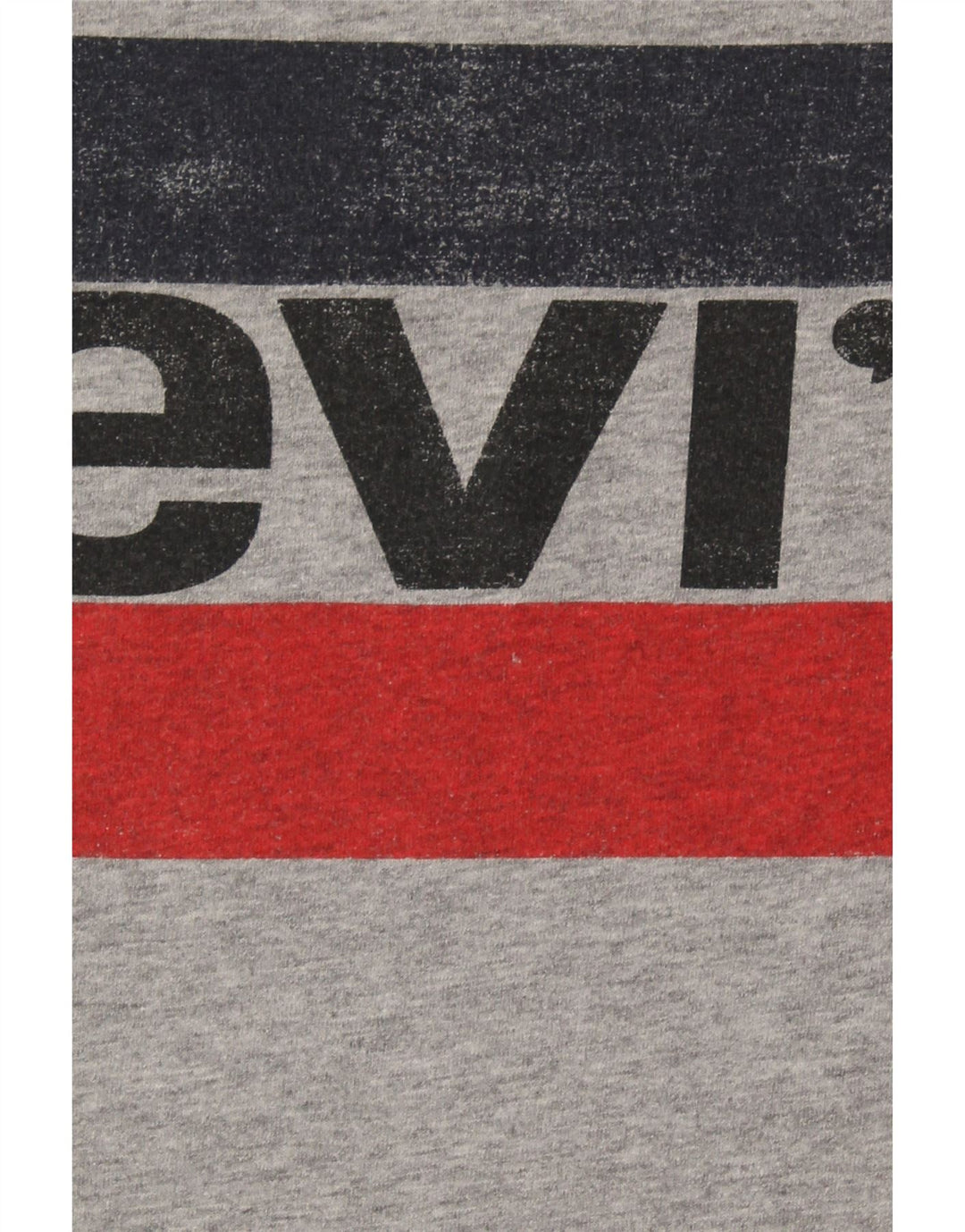 LEVI'S Mens Graphic T-Shirt Top Large Grey Cotton Vintage Levi's and Second-Hand Levi's from Messina Hembry 