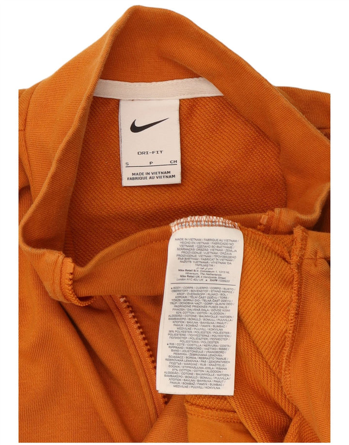 Nike Ženski Dri Fit Graphic Oversized Sweatshirt Jumper UK 10 Small Orange