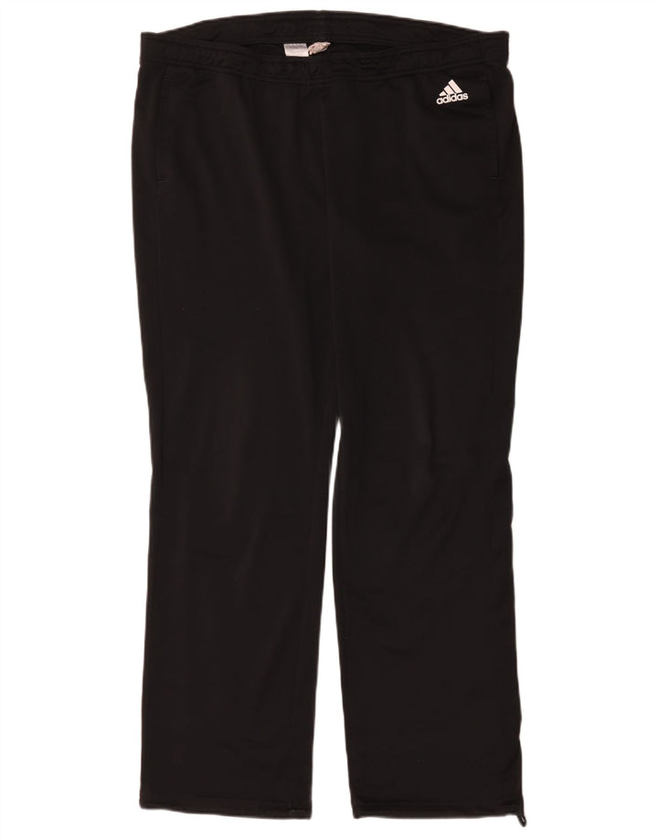 Adidas muške trenirke XL crne poliesterske hlače