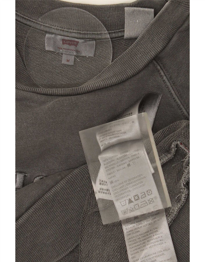 Levi's ženski kratki džemperi s grafičkim motivima UK 14 srednje sivi