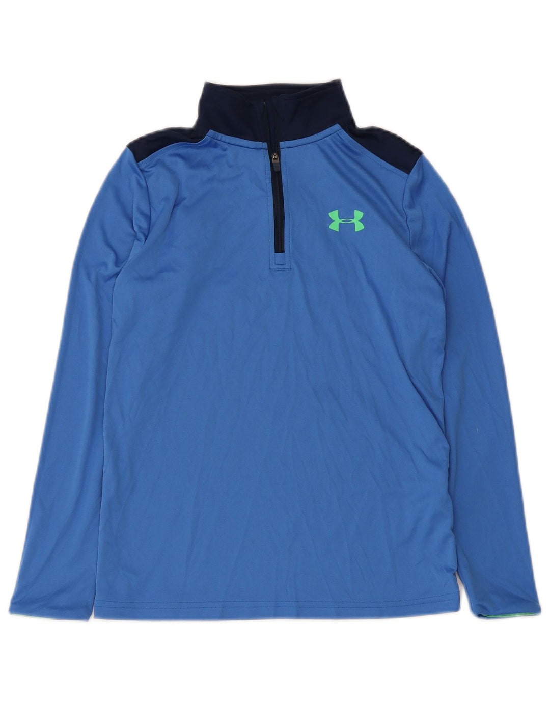 Under Armour Boys Graphic Pulover Trenirka Top 9-10 Years Medium Blue