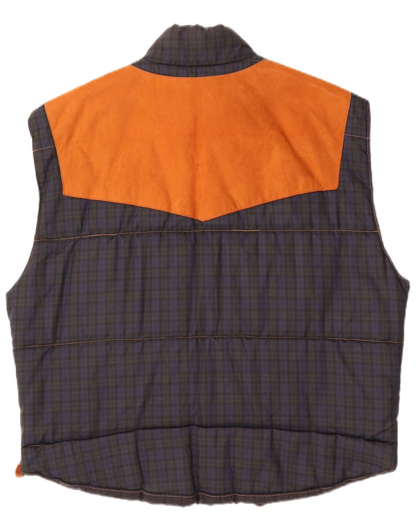 Vintage muška podstavljena jakna za jahanje UK 42 XL bež karirane boje