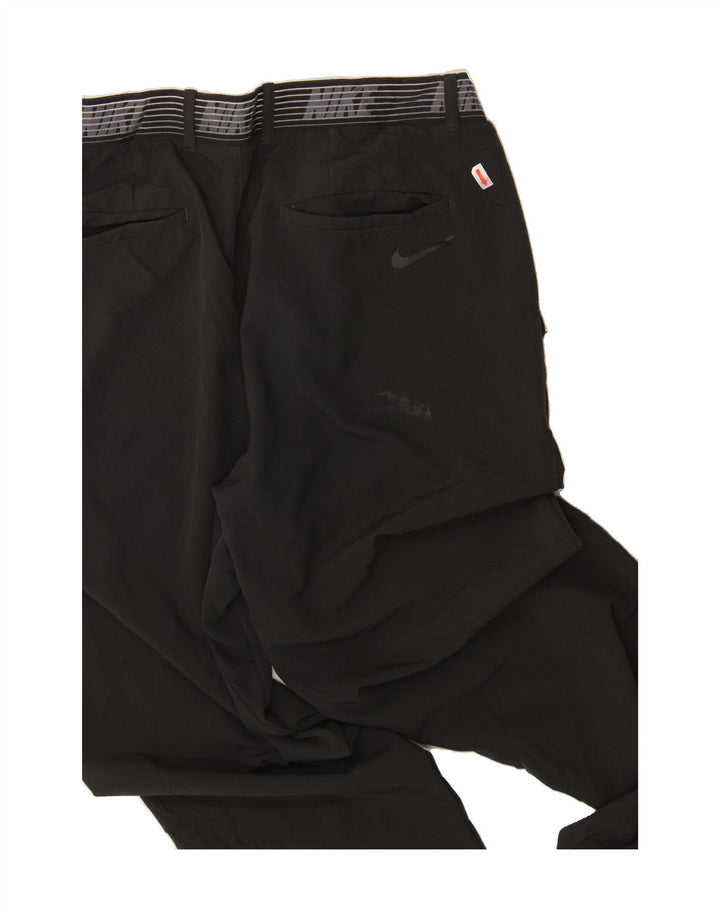 NIKE Mens Straight Chino Trousers W35 L32 Black Vintage Nike and Second-Hand Nike from Messina Hembry 
