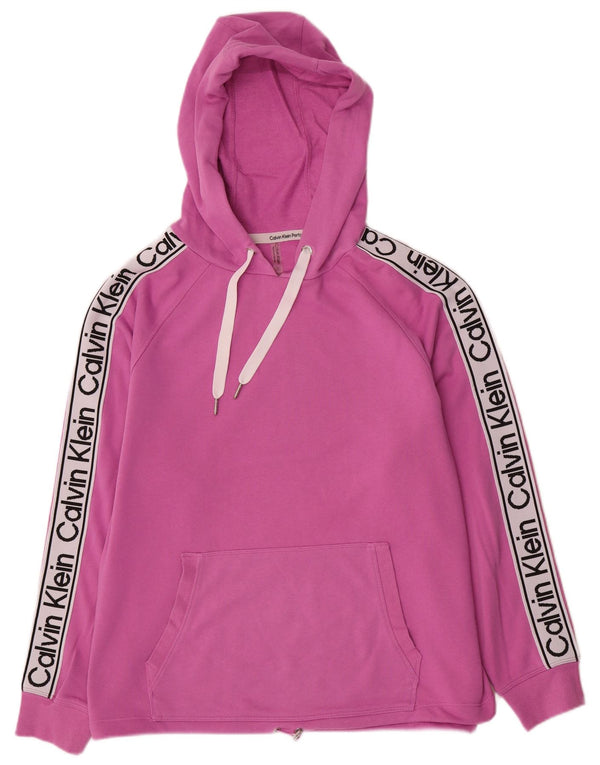 Ženska majica s kapuljačom Calvin Klein UK 18 XL Pink Colourblock
