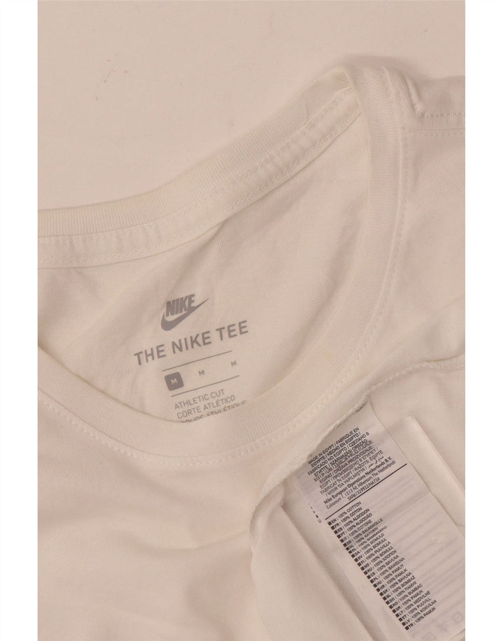 Nike muška majica atletskog kroja, srednji bijeli pamuk