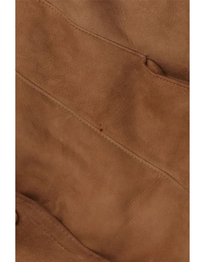 VINTAGE ženski kaput s šišama IT 52 2XL Smeđe šilje šiše