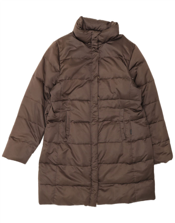 Moncler ženski podstavljeni kaput veličine 3 veliki smeđi