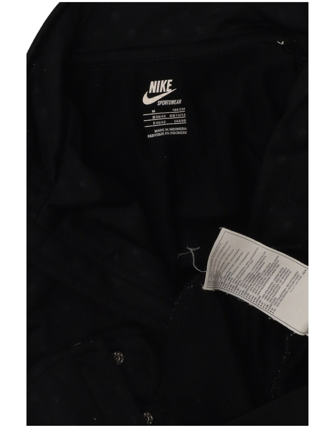 Nike ženska gornja jakna za trenirku UK 10/12 srednje tamnoplava na točkice