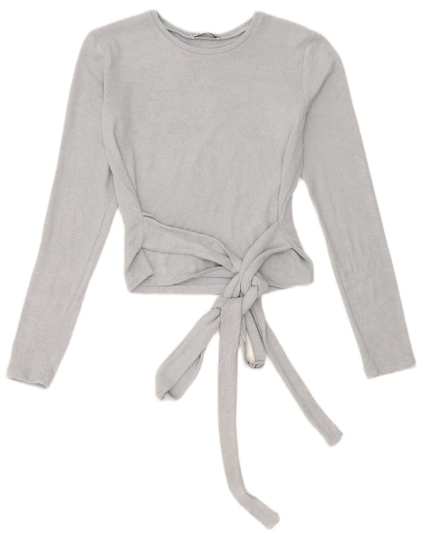 Zara ženski kratki rukav dugih rukava UK 10 Small Blue