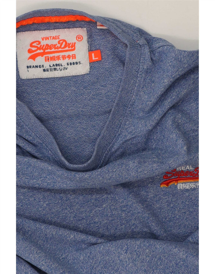 Superdry muška majica s velikim plavim flekama