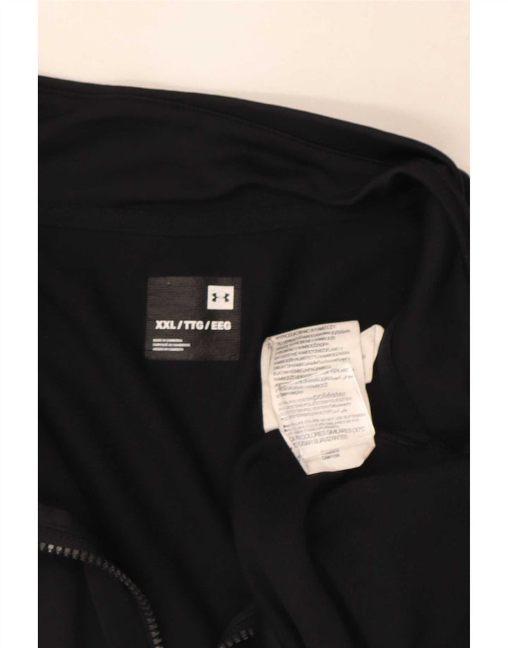Under Armour muška gornja jakna trenirke 2XL crni poliester u boji