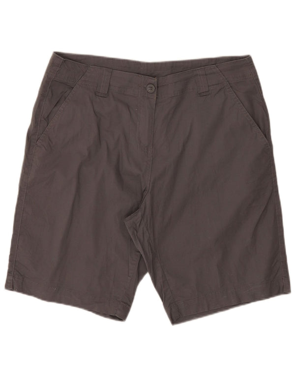 Mountain Warehouse Womens Chino Shorts UK 14 Large W34  Grey Cotton