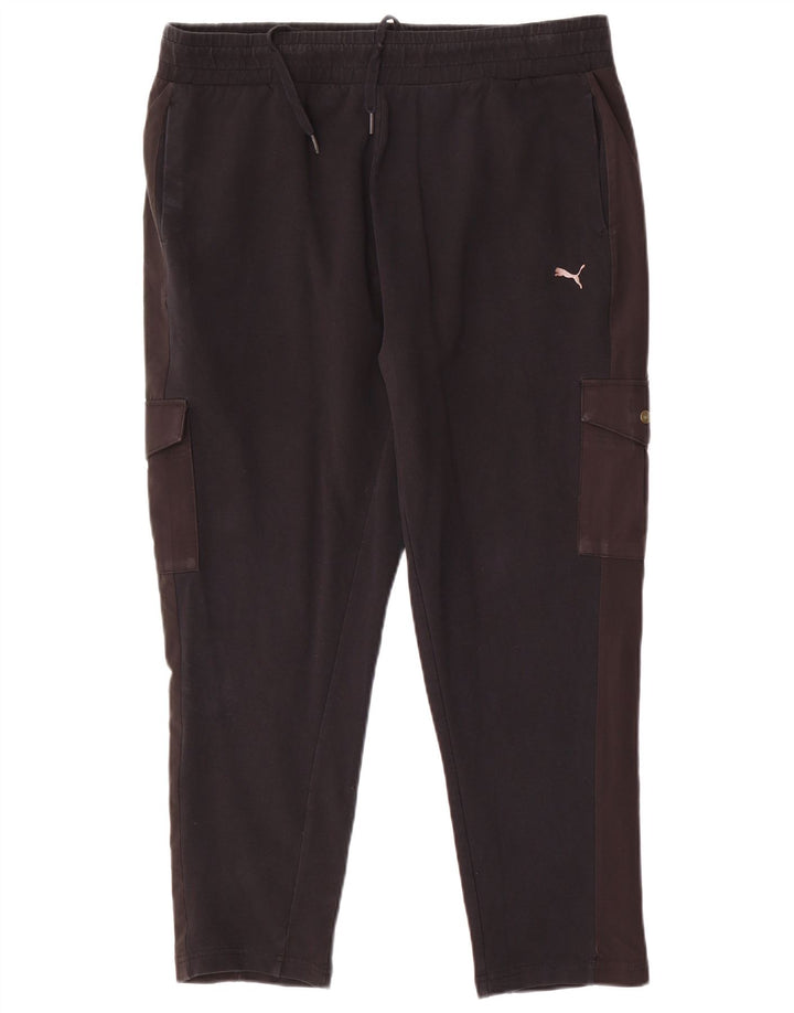 Puma ženske kargo trenirke hlače UK 14 velike crne