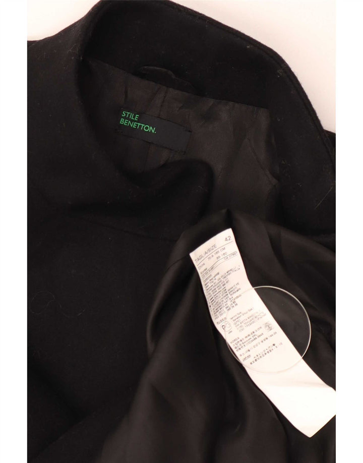 Benetton ženski kaput IT 42 srednje crne vune
