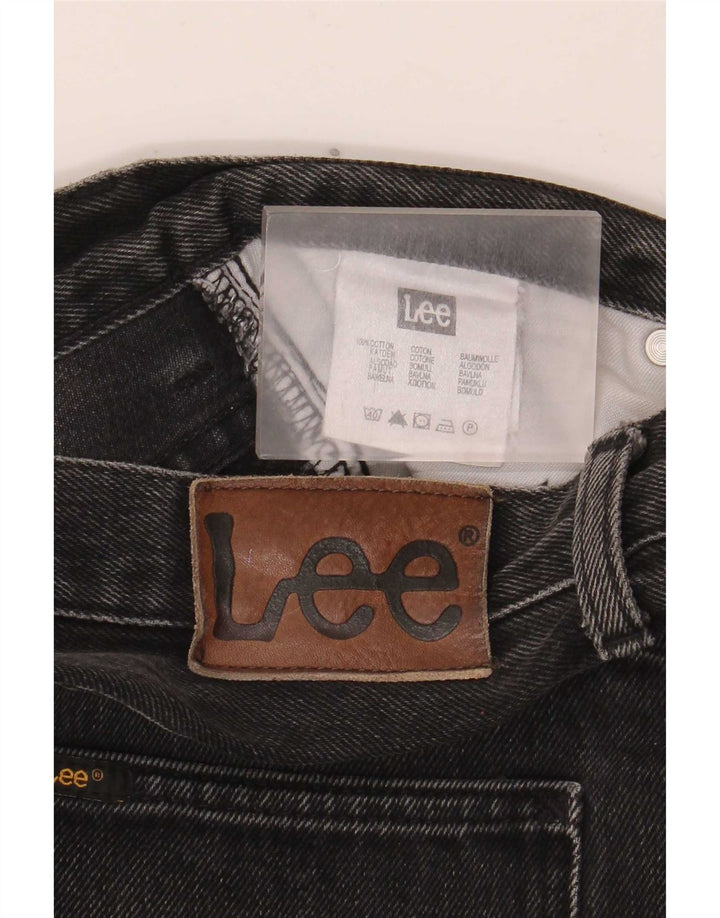 Lee Mens Brooklyn Straight Jeans W36 L34 Crni pamuk