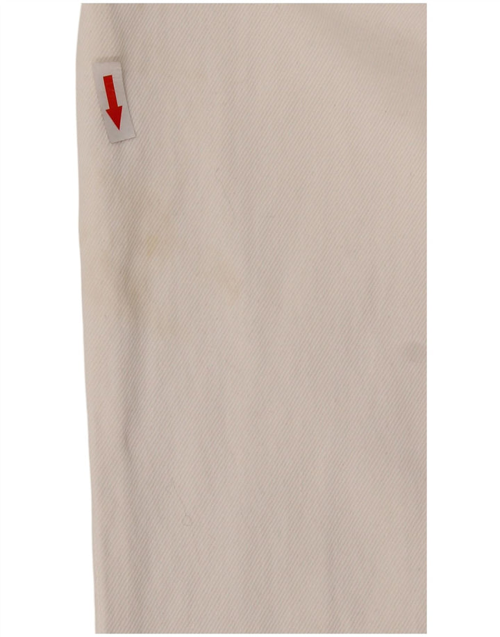 Zara ženski traper kombinezon UK 14 Veliki bijeli pamuk