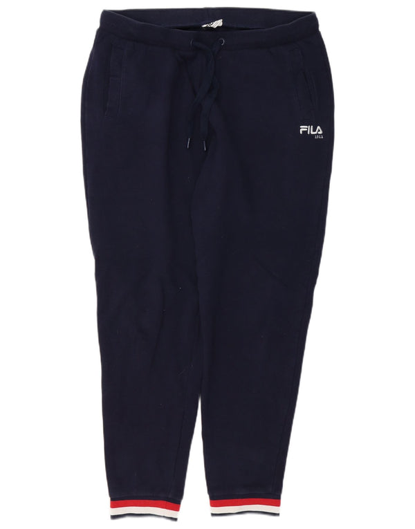 FILA Ženska trenirka Hlače Joggers UK 14 Veliki tamnoplavi pamuk