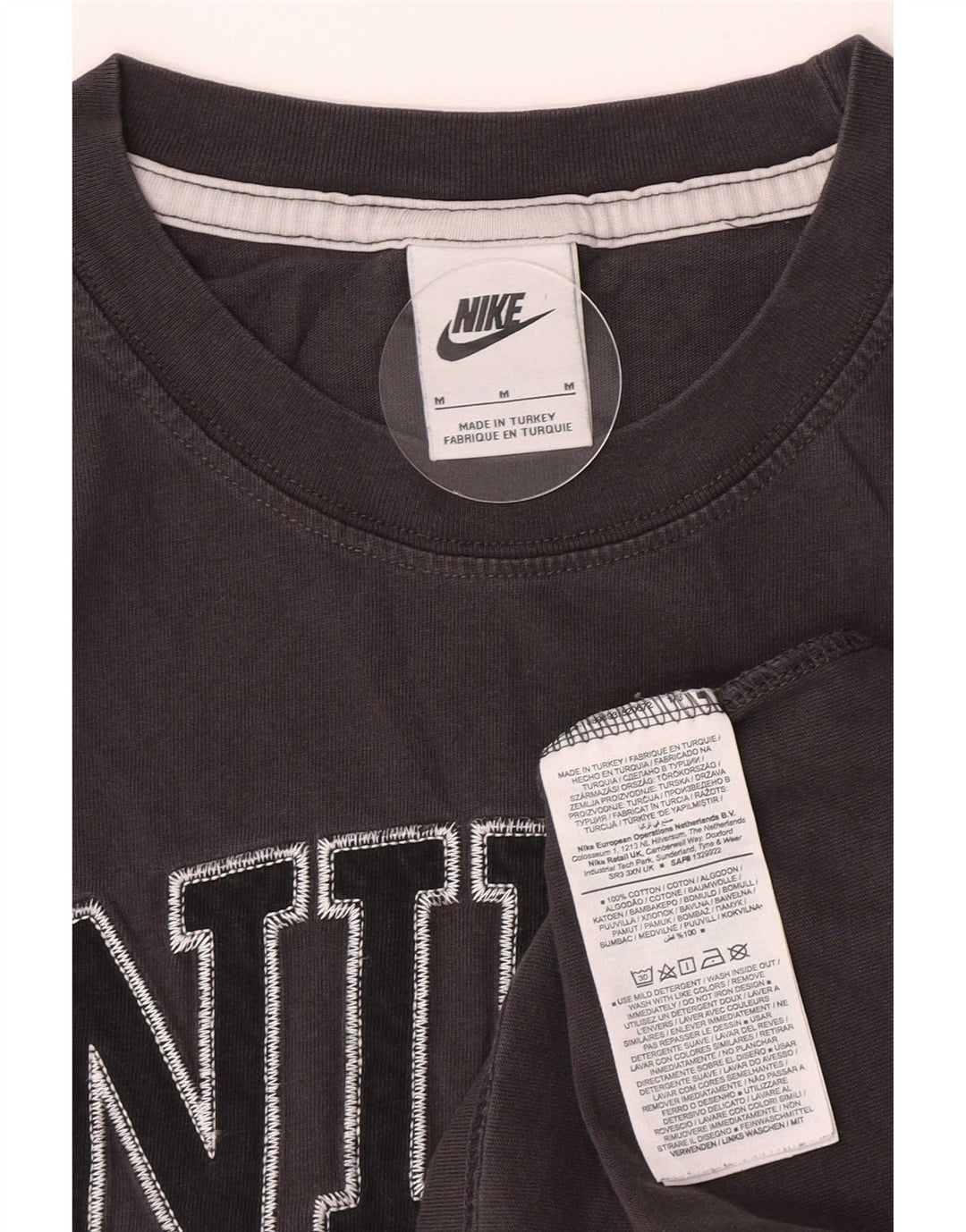 Nike muška majica s grafičkim motivima, srednje siva, pamuk