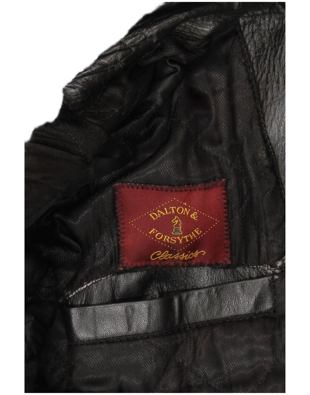 Klasična muška kožna jakna UK 40 velika crna