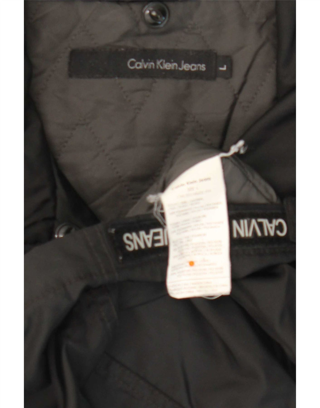 Calvin Klein Jeans muška pomoćna jakna UK 40 veliki crni poliamid