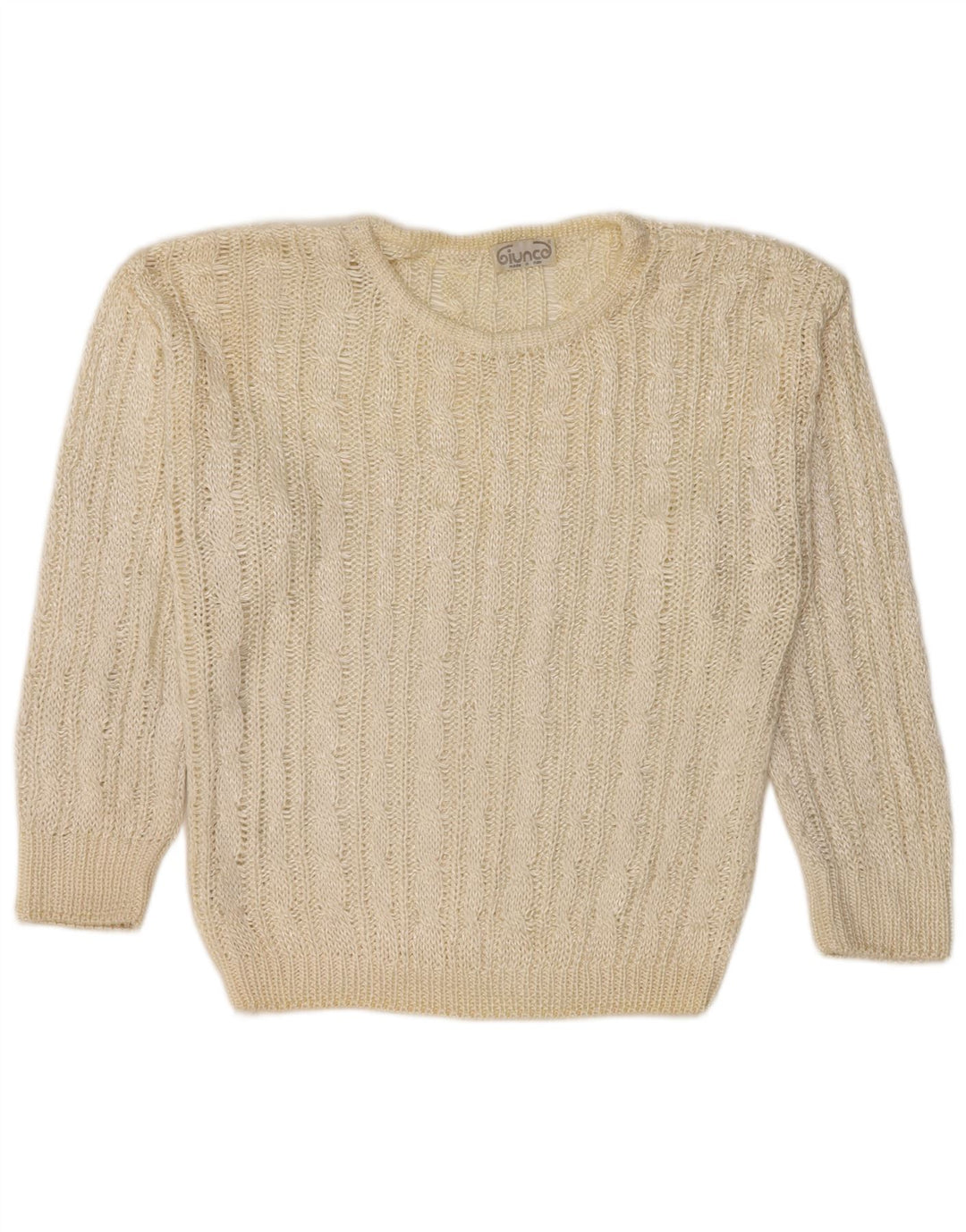 Giunco ženski džemper s okruglim izrezom UK 14 srednje bijele boje