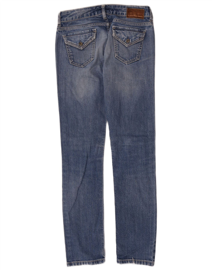 Calvin Klein Ženske uske traperice W28 L30 Plave