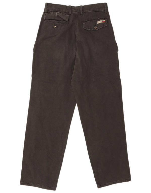 Cape Horn Womens Straight Cargo Trousers size 46 Medium W28 L29 Grey Cotton