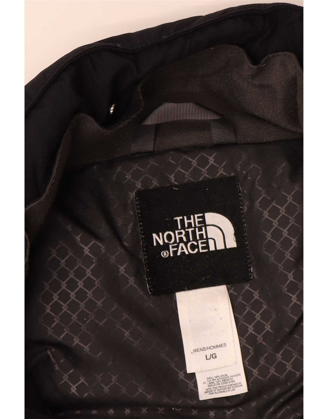 The North Face muška podstavljena jakna UK 40 veliki crni najlon