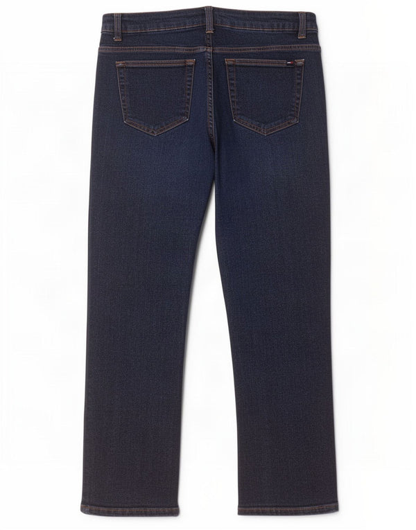 Tommy Hilfiger ženske ravne traperice US 12 Large W34 L29 tamnoplave