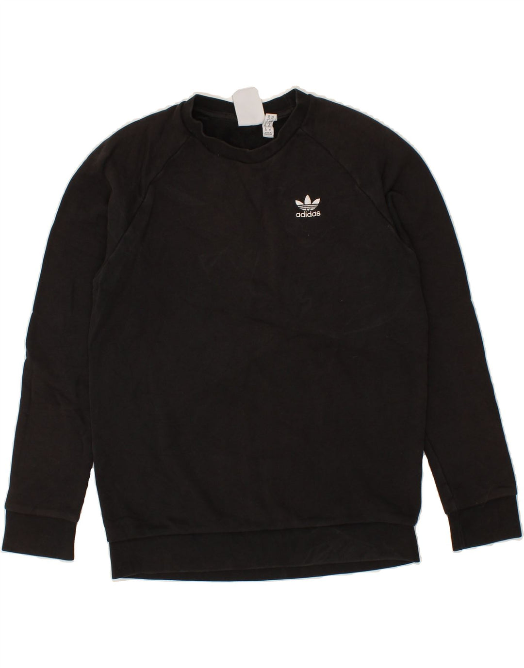 ADIDAS Mens Sweatshirt Jumper XS Black Cotton Vintage Adidas and Second-Hand Adidas from Messina Hembry 