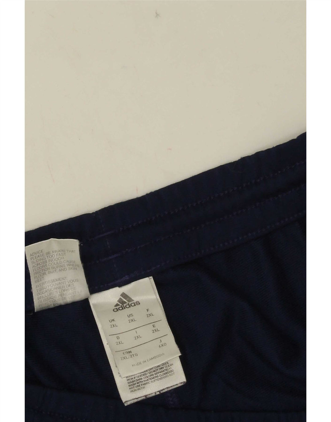 Adidas muška trenirka hlače Joggers 2XL tamnoplavi poliester