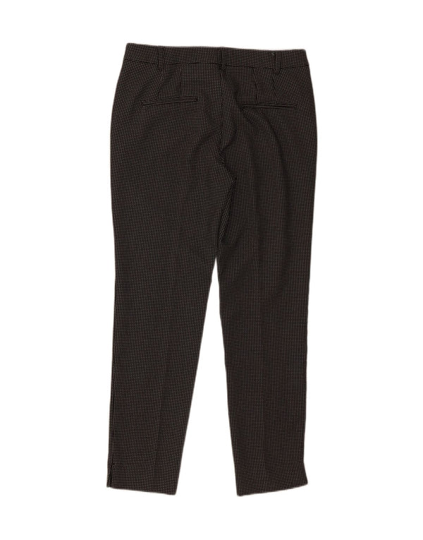 Zara ženske Basic sužene chino hlače EU 34 2XS W24 L27 crni karirani