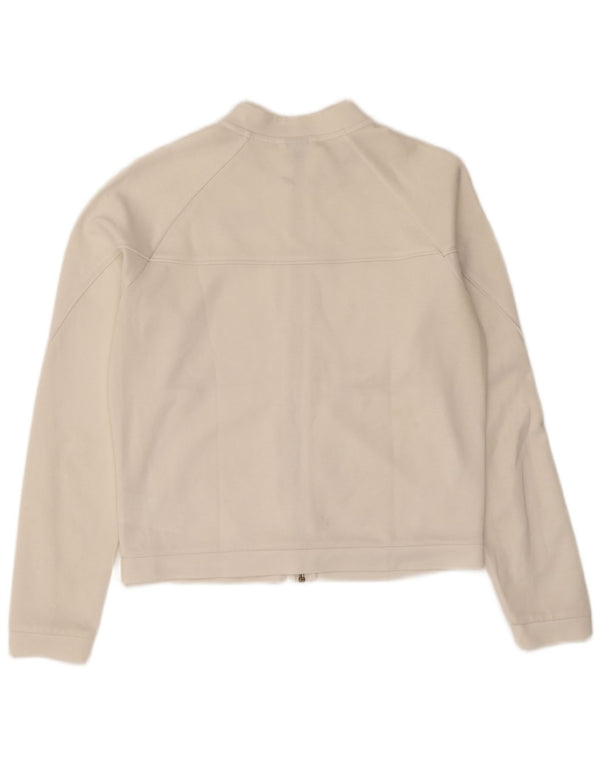 Puma ženska gornja jakna prevelike trenirke UK 10 Small White Polyester