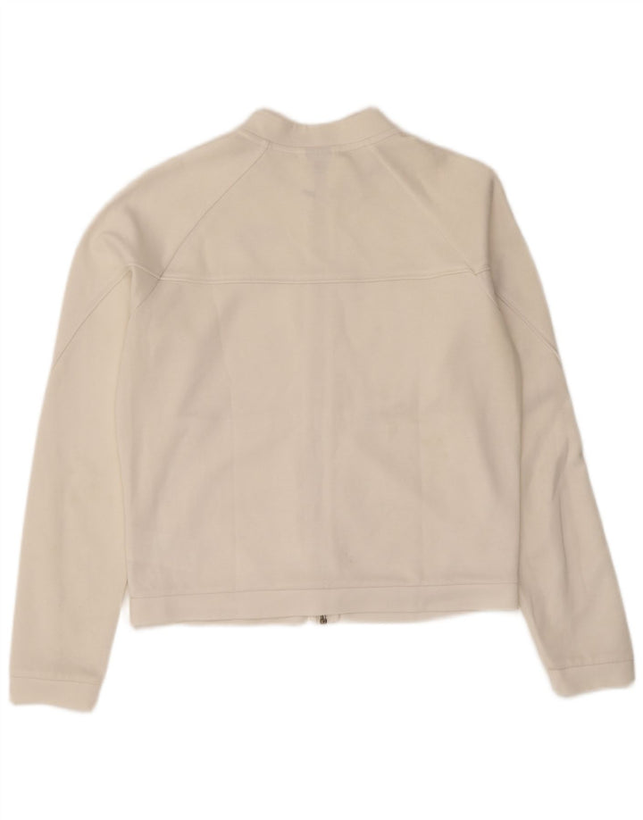 Puma ženska gornja jakna prevelike trenirke UK 10 Small White Polyester