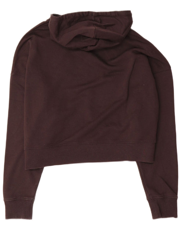 Puma ženska majica s kapuljačom Crop Graphic UK 18 XL, crni pamuk