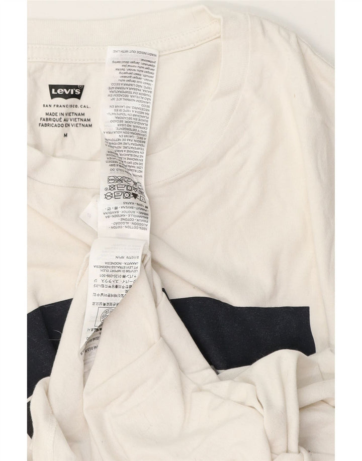 Levi's muška majica kratkih rukava srednje veličine, bijeli pamuk
