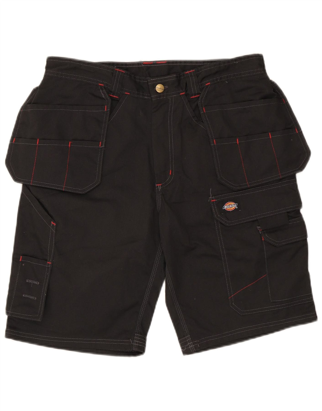 Dickies muške kargo kratke hlače W32 srednji crni poliester