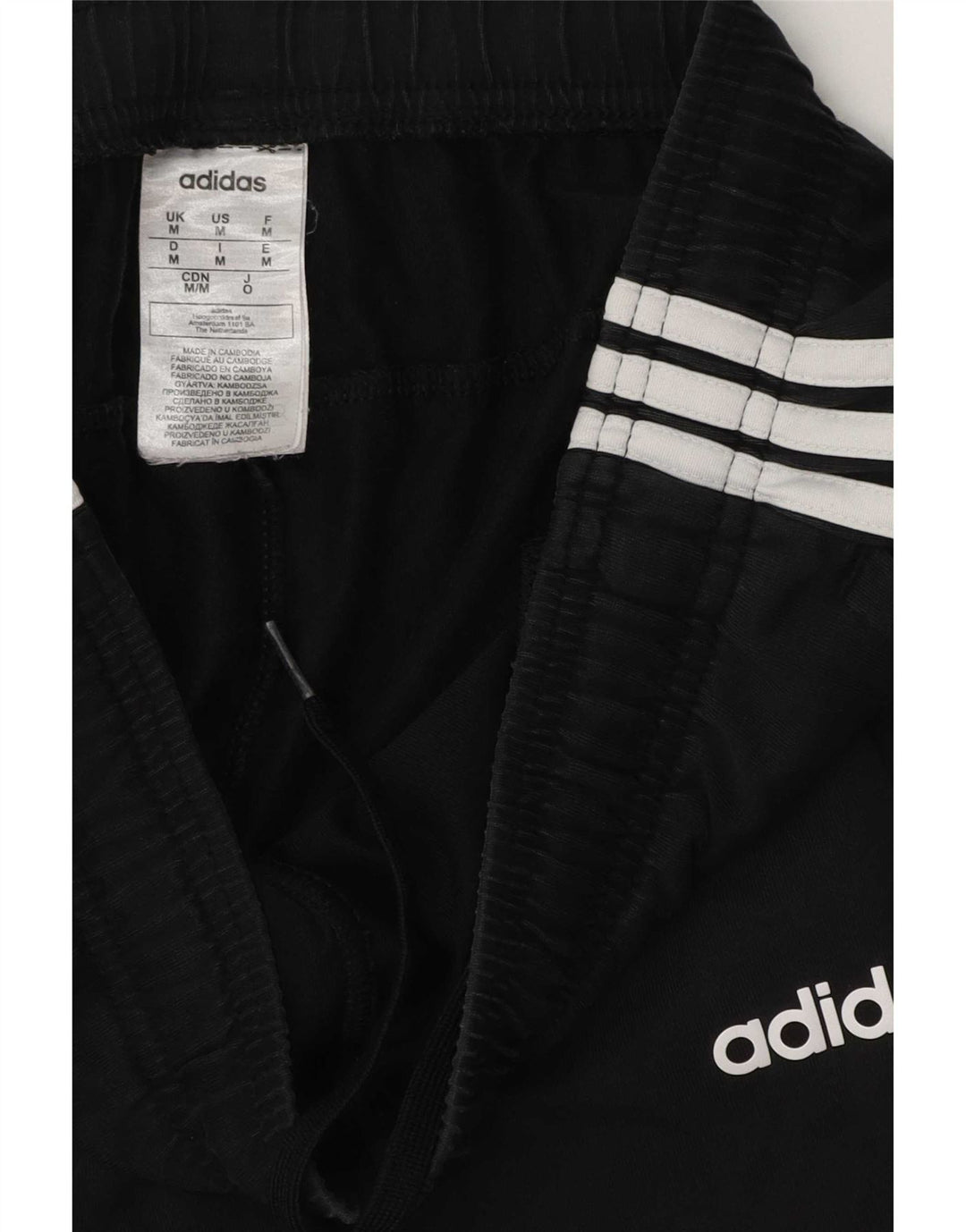 Adidas muške trenirke srednje crne pamučne hlače