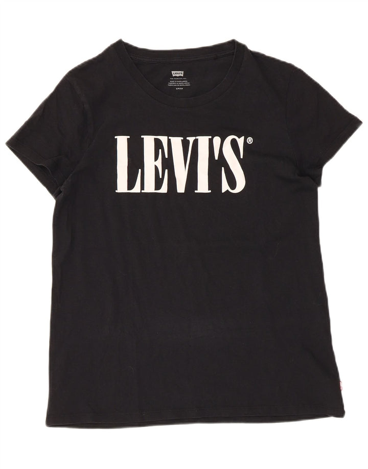 Levi's ženska majica kratkih rukava s grafičkim motivima UK 10 Small Black