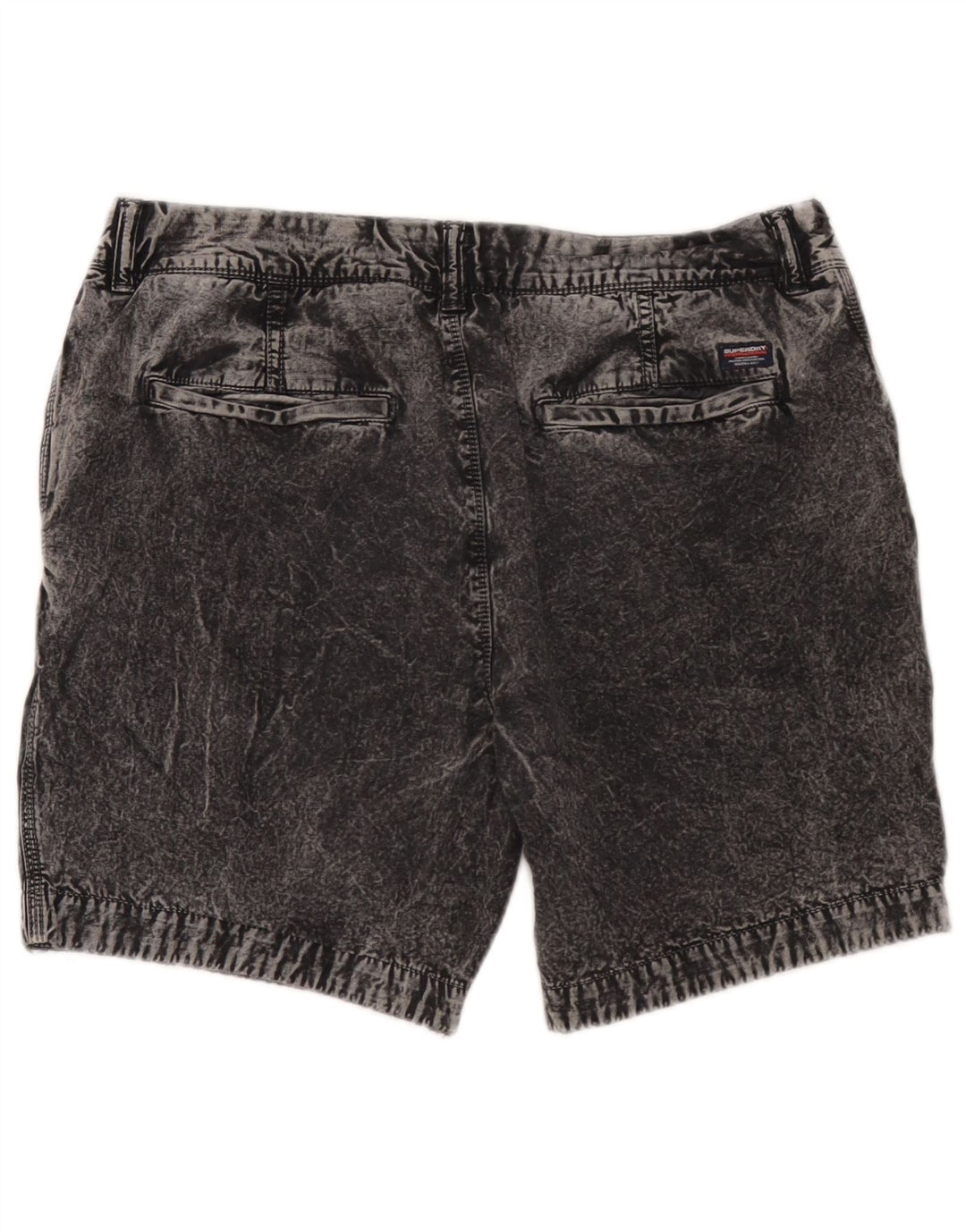 Superdry muške traper kratke hlače W34 veliki sivi pamuk