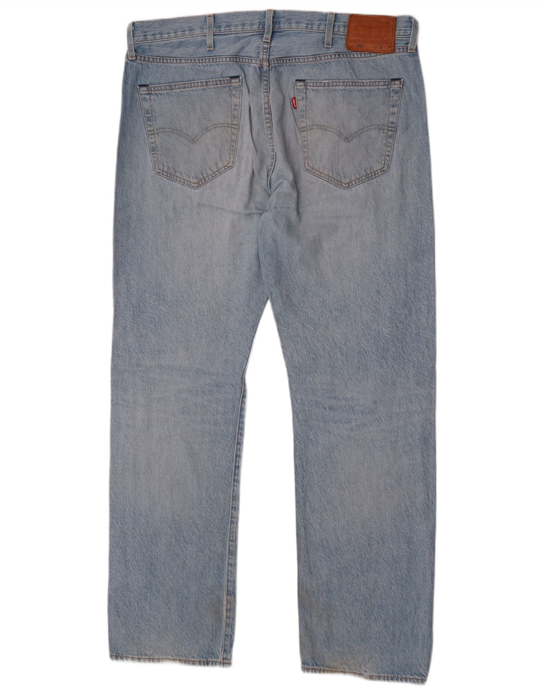 Levi's muške 501 ravne traperice W38 L32 plavi pamuk