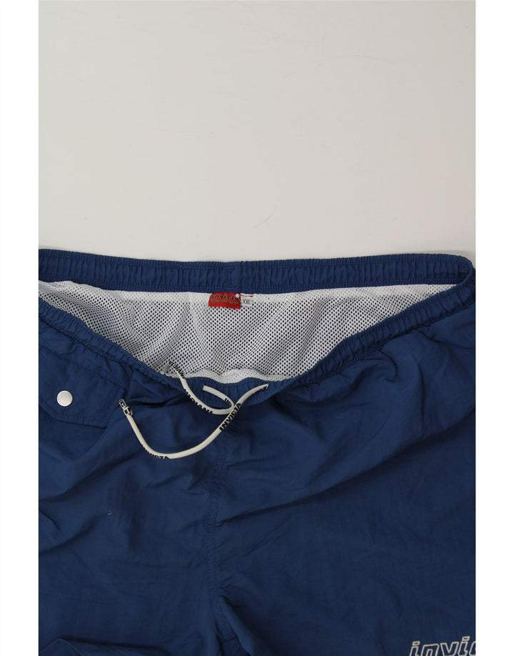 INVICTA Mens Swimming Shorts 2XL Navy Blue Polyester Vintage Invicta and Second-Hand Invicta from Messina Hembry 