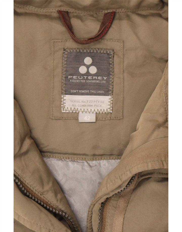 PEUTEREY Ženska podstavljena jakna IT 42 Srednji kaki poliamid